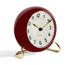 Sale Station Bordur Ø11 cm bordeaux/hvid | Køb her Ure & Vejrstationer