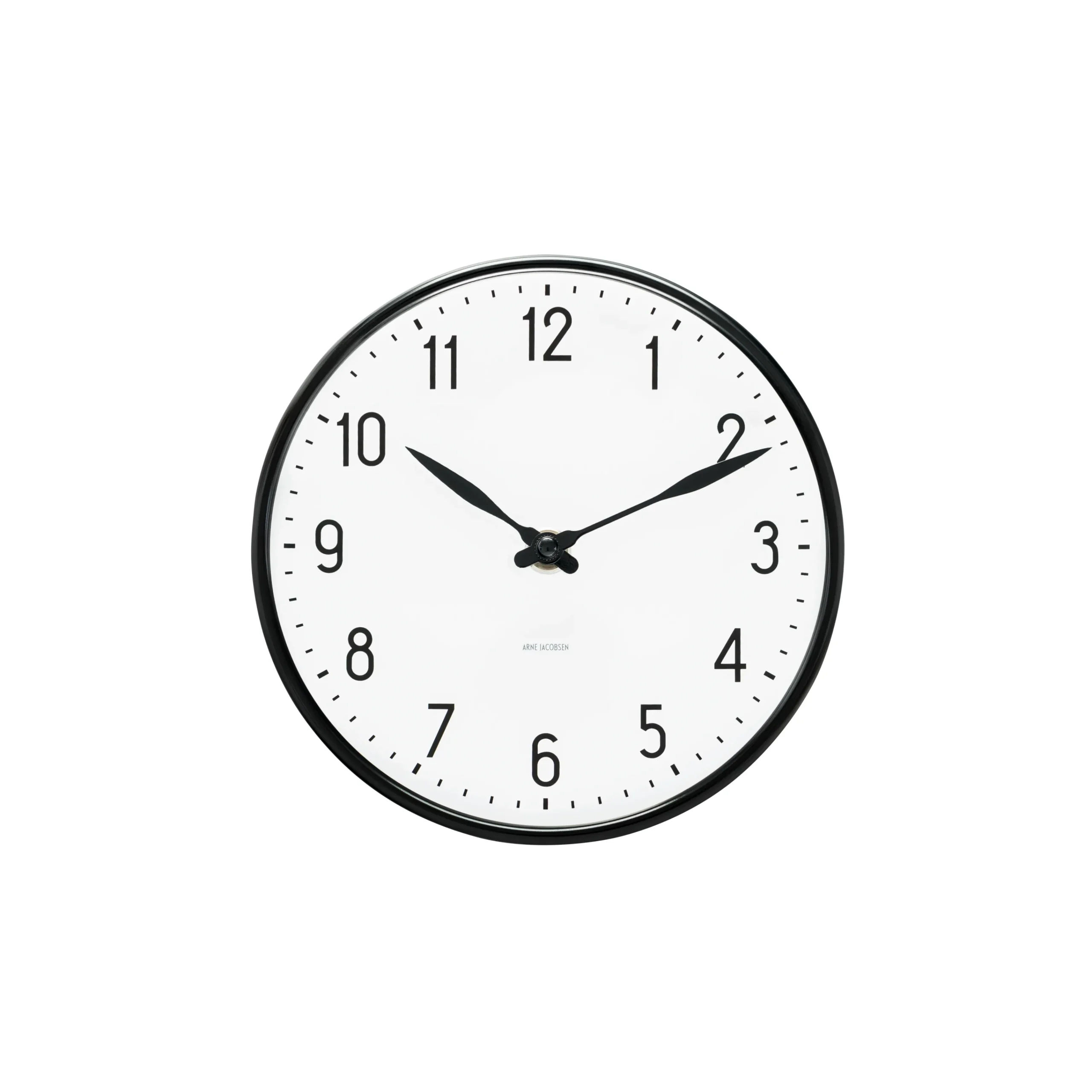Station Vægur Ø16 cm hvid/sort | Køb her Ure & Vejrstationer