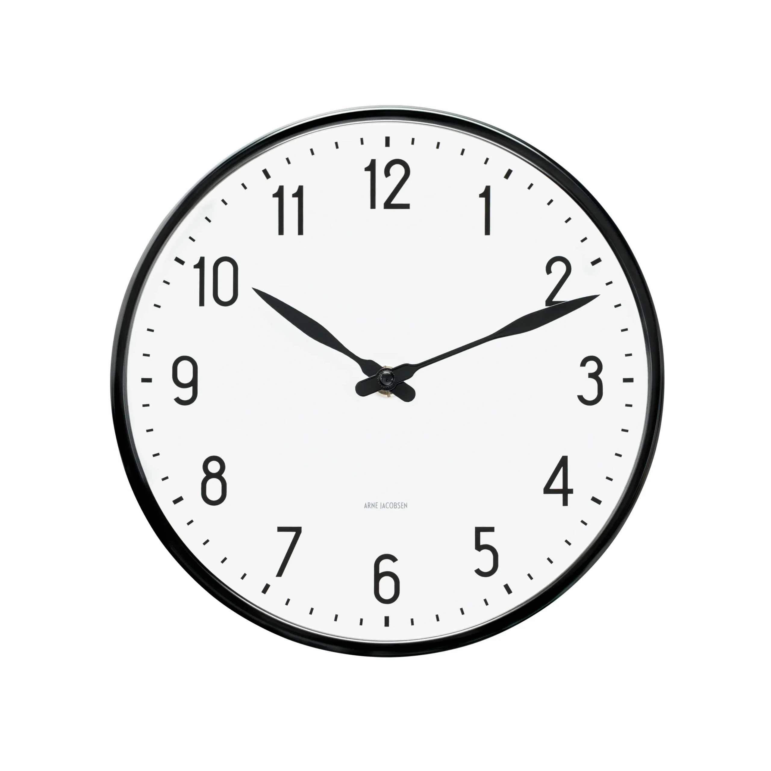 New Station Vægur Ø21 cm hvid/sort | Køb her Ure & Vejrstationer