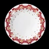 New Guirlande Juletallerken Ø20 cm rød | Køb her Frokosttallerkener|Stel