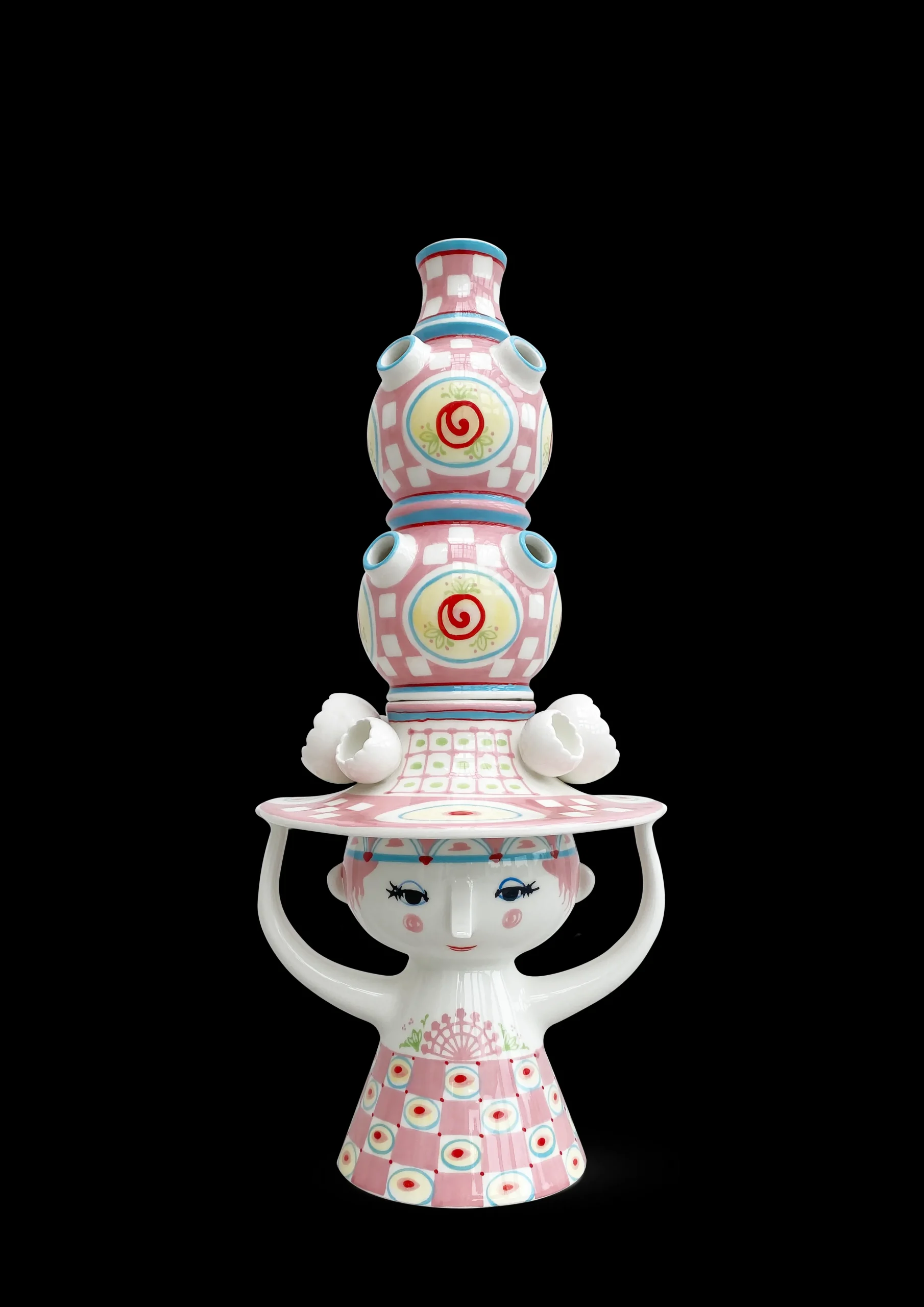 Best Vase H50 cm i rosa fra serien Lady with hat Nyheder|Vaser & Urtepotteskjulere