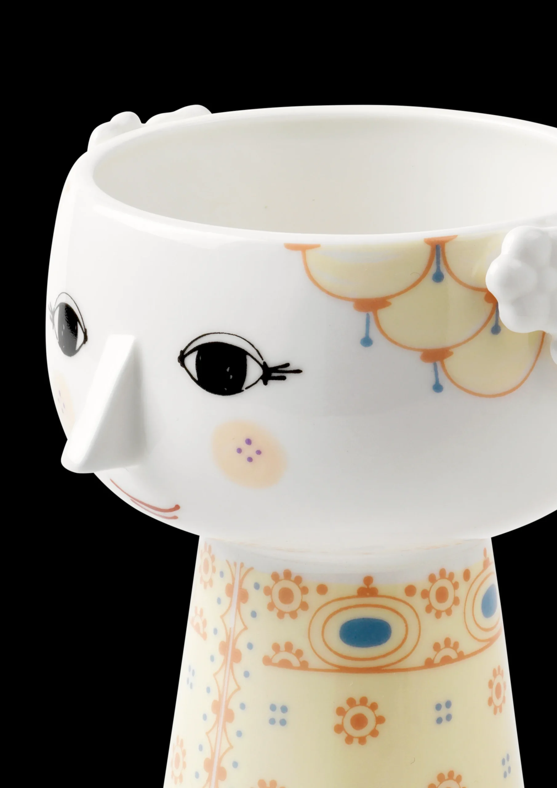 New Vase H15 cm i gul fra serien Eva | Køb her Vaser & Urtepotteskjulere