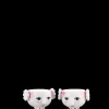Clearance Eva Fyrfadsstager Ø6.5 cm – Pink Tivoli|design, 2 stk. Lysestager & Stearinlys|Fyrfadsstager
