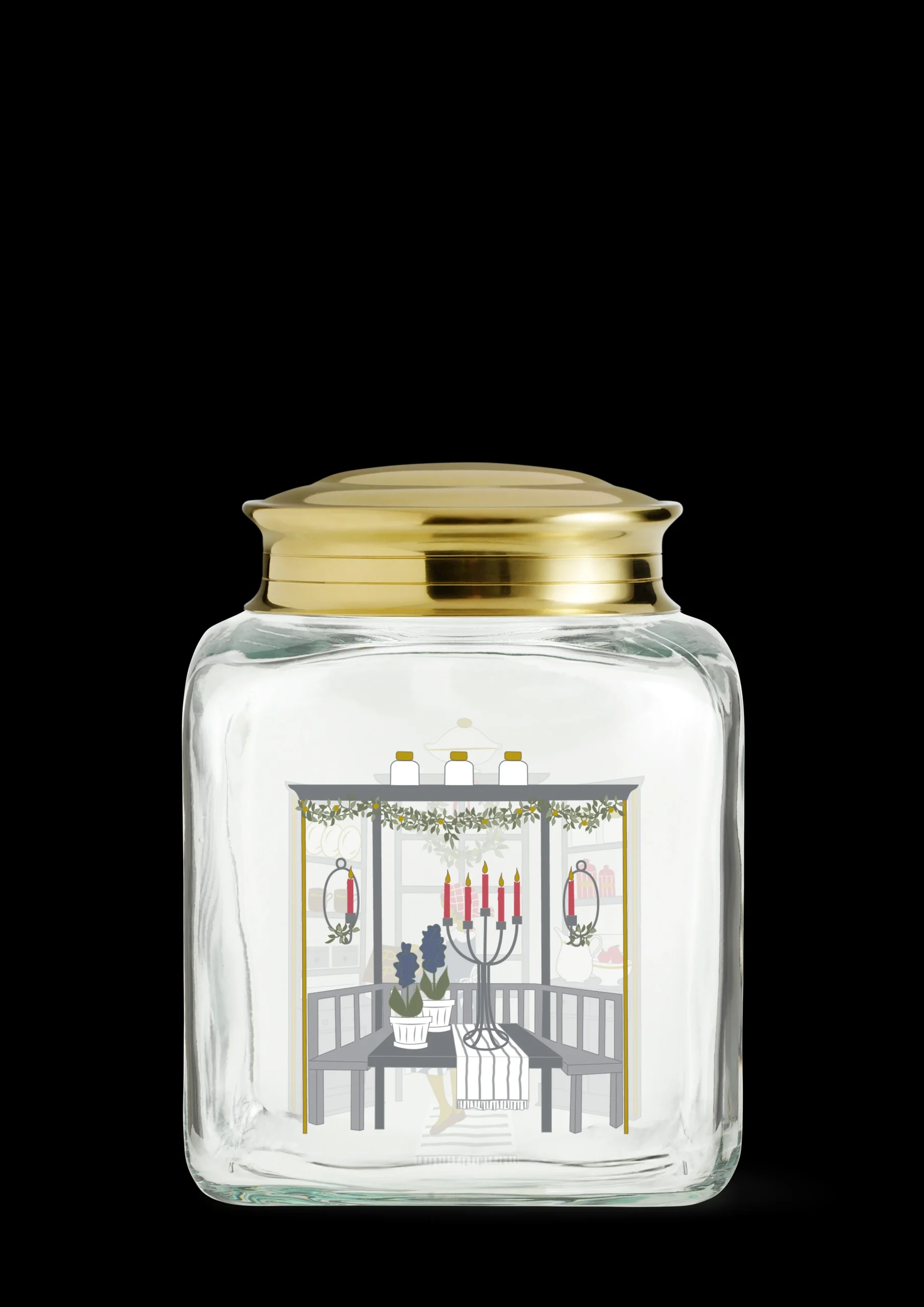 Outlet Christmas Julekageglas 2024 H16 multi | Køb nu Krukker|Opbevaringsglas & Krukker