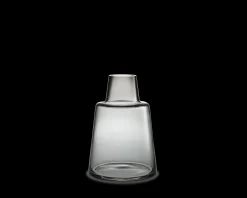 Discount Flora Vase kort hals H24 smoke | Køb her Vaser & Urtepotteskjulere