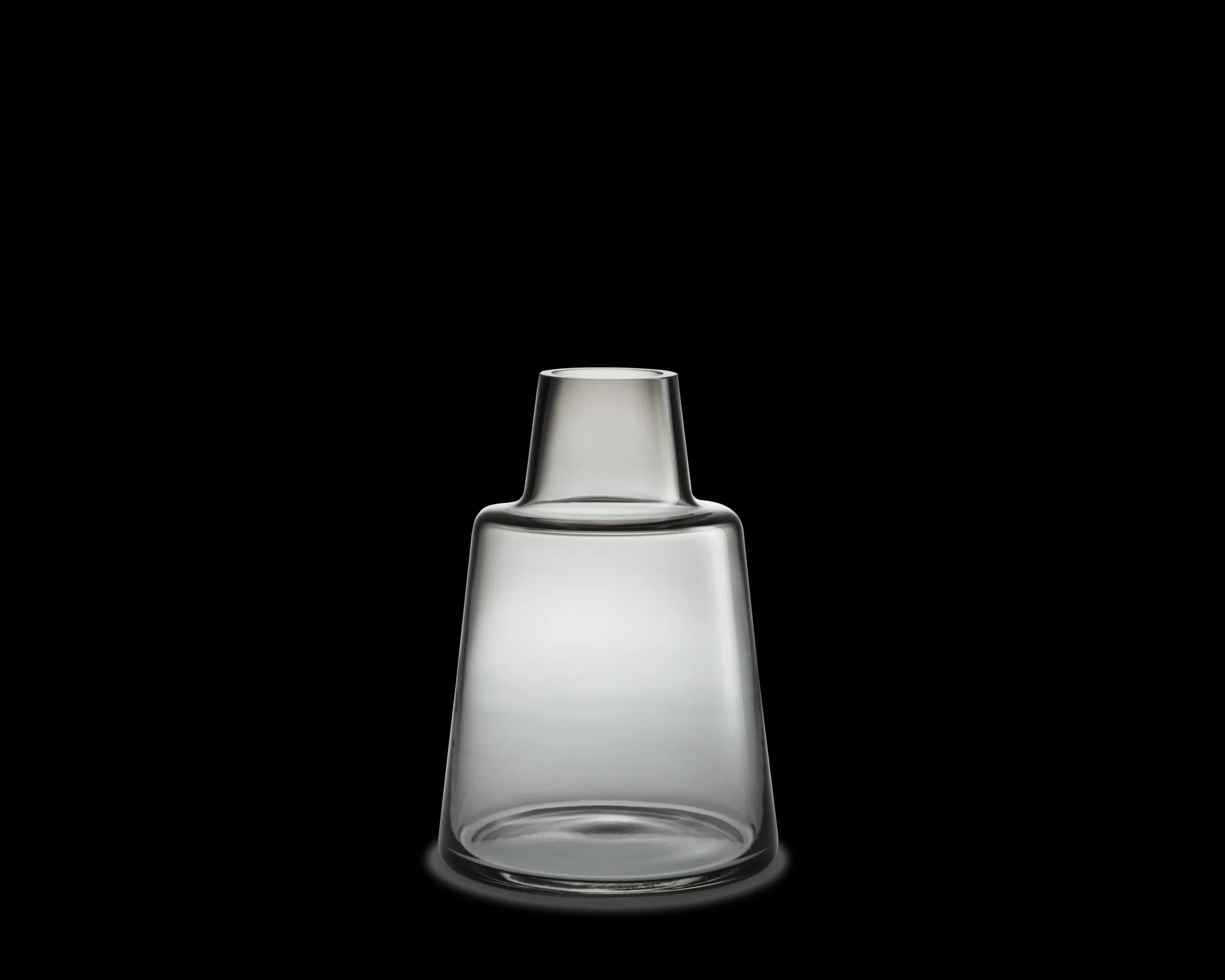 Discount Flora Vase kort hals H24 smoke | Køb her Vaser & Urtepotteskjulere
