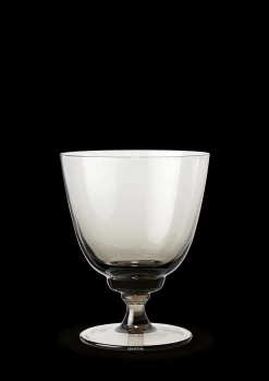Glas på fod 35 cl i grå fra serien Flow | Køb her Vinglas|Nytår
