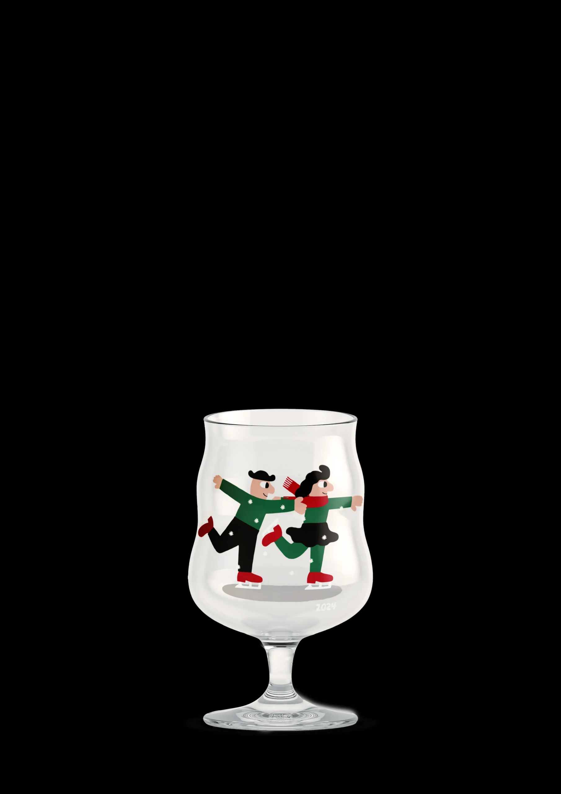 New Mikkeller Universal Ølglas Christmas 2024 40 cl Ølglas