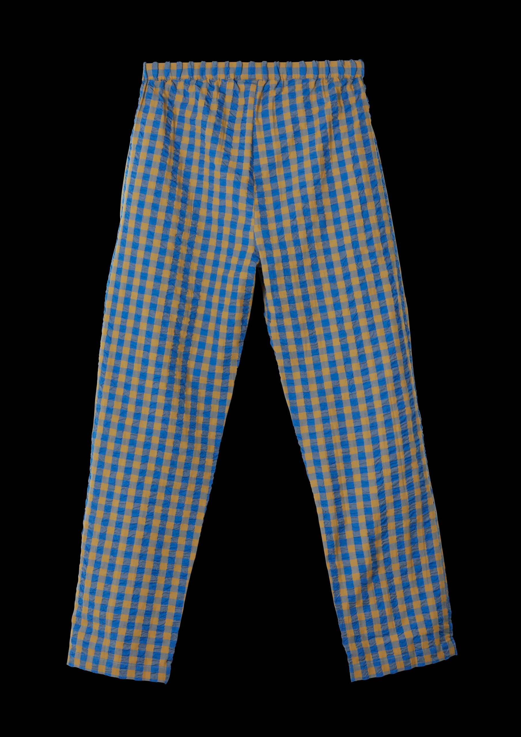 Clearance Bæk&Bølge Barbara pants XS blå/okker | Køb her Nattøj