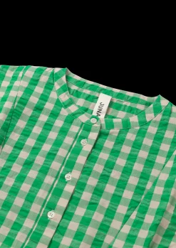 Discount Bæk&Bølge Irene shirt S/M grøn/sand | Køb her Nattøj|Toppe
