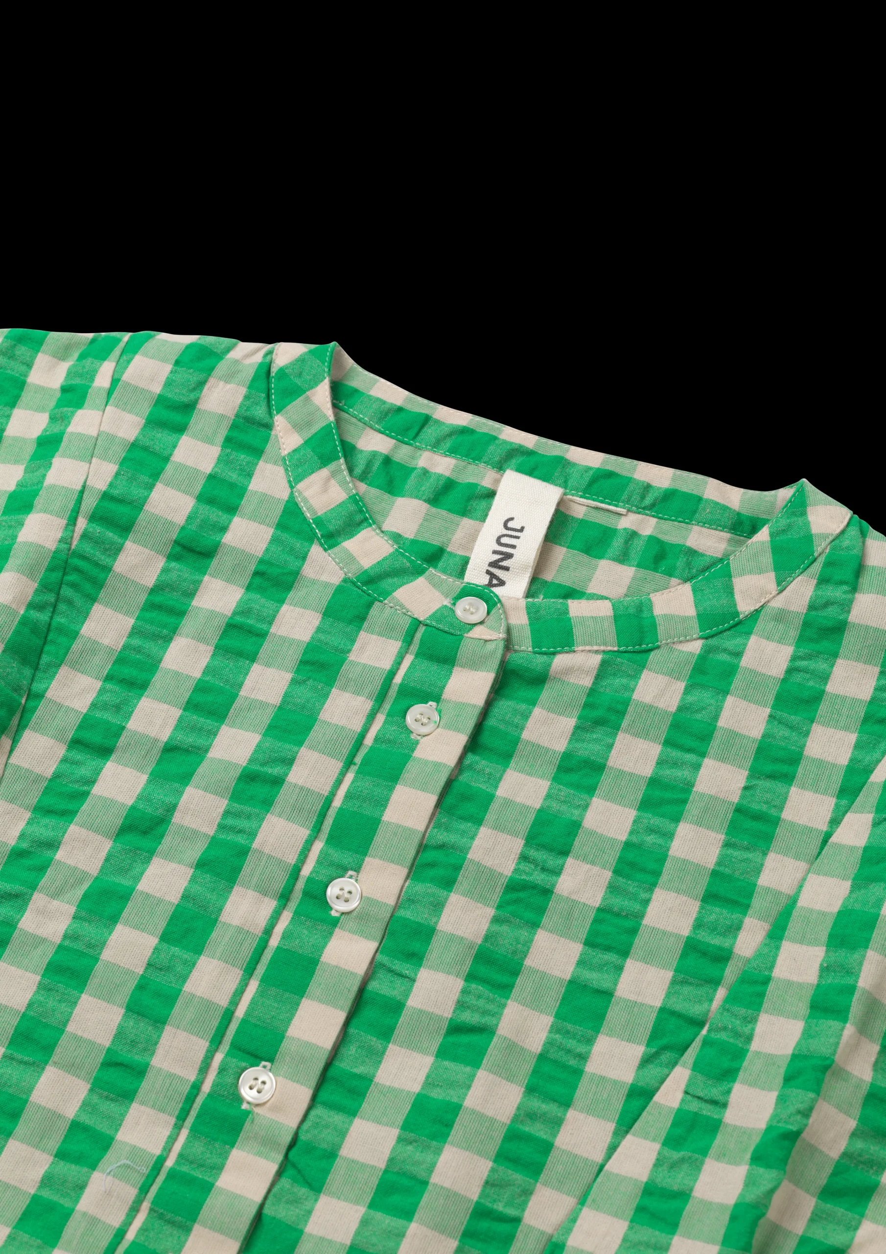 Discount Bæk&Bølge Irene shirt S/M grøn/sand | Køb her Nattøj|Toppe