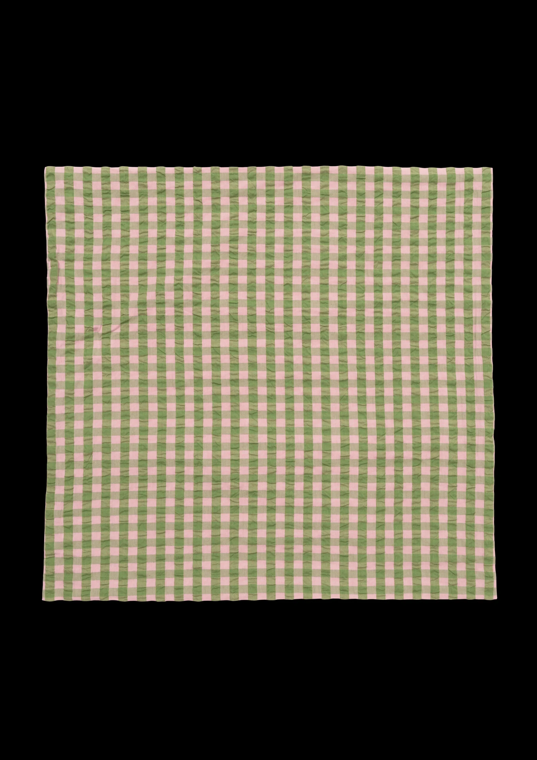 New Bæk&Bølge Pudebetræk 63x60 cm grøn/soft pink DK Pudebetræk