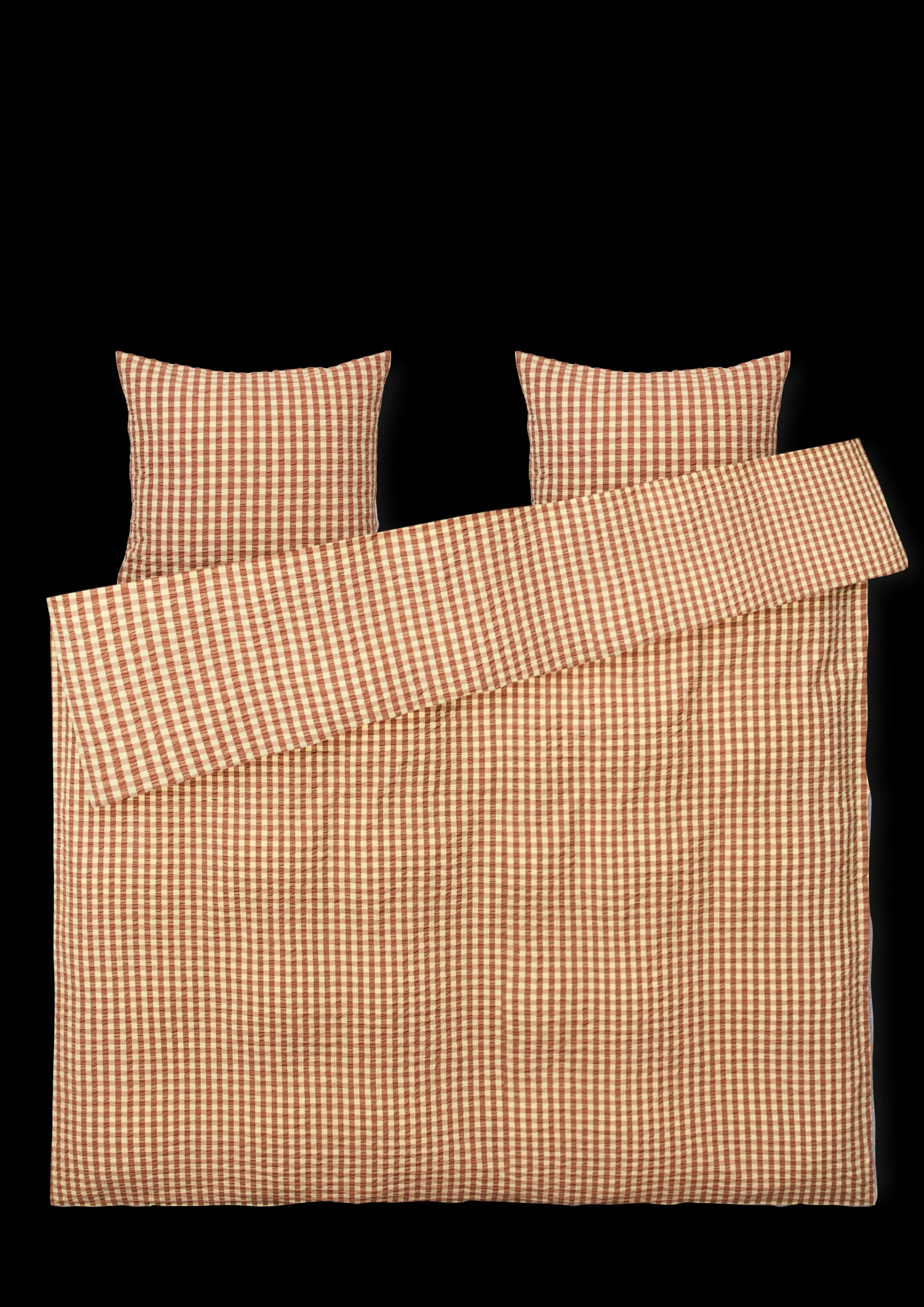 Online Bæk&Bølge Sengetøj 220x220 cm kanel/gul SE | Køb her Sengetæj