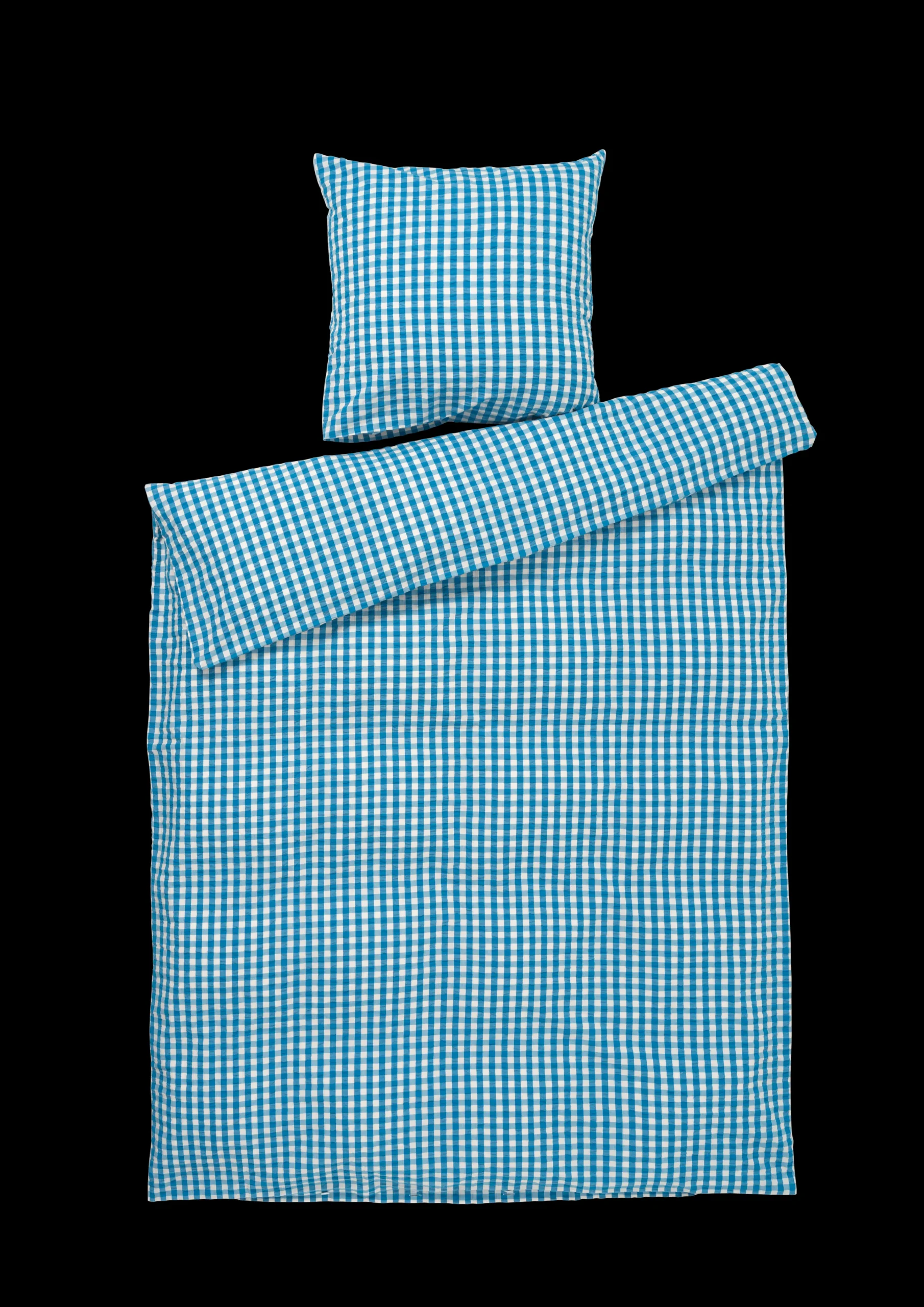Online Bæk&Bølge Sengetøj 140x220 cm blå/birk DK - Køb her Sengetæj
