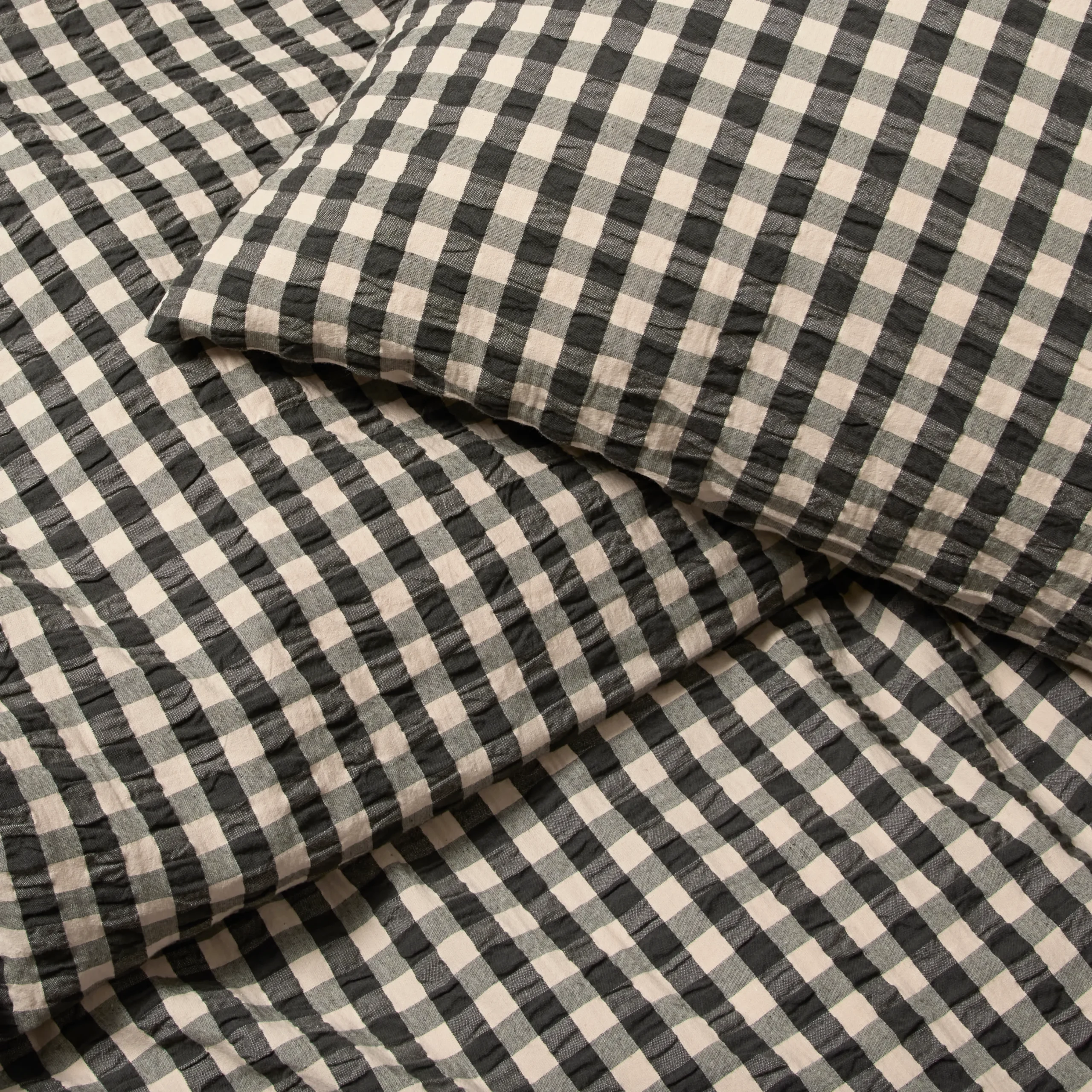 Outlet Bæk&Bølge Sengetøj 140x220 cm sort/sand DK | Køb her Sengetæj