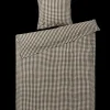 Best Bæk&Bølge Sengetøj 150x210 cm sort/sand SE | Køb her Sengetæj