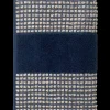 Outlet Check Håndklæde 70x140 cm mørk blå/sand | Køb her Håndklæder