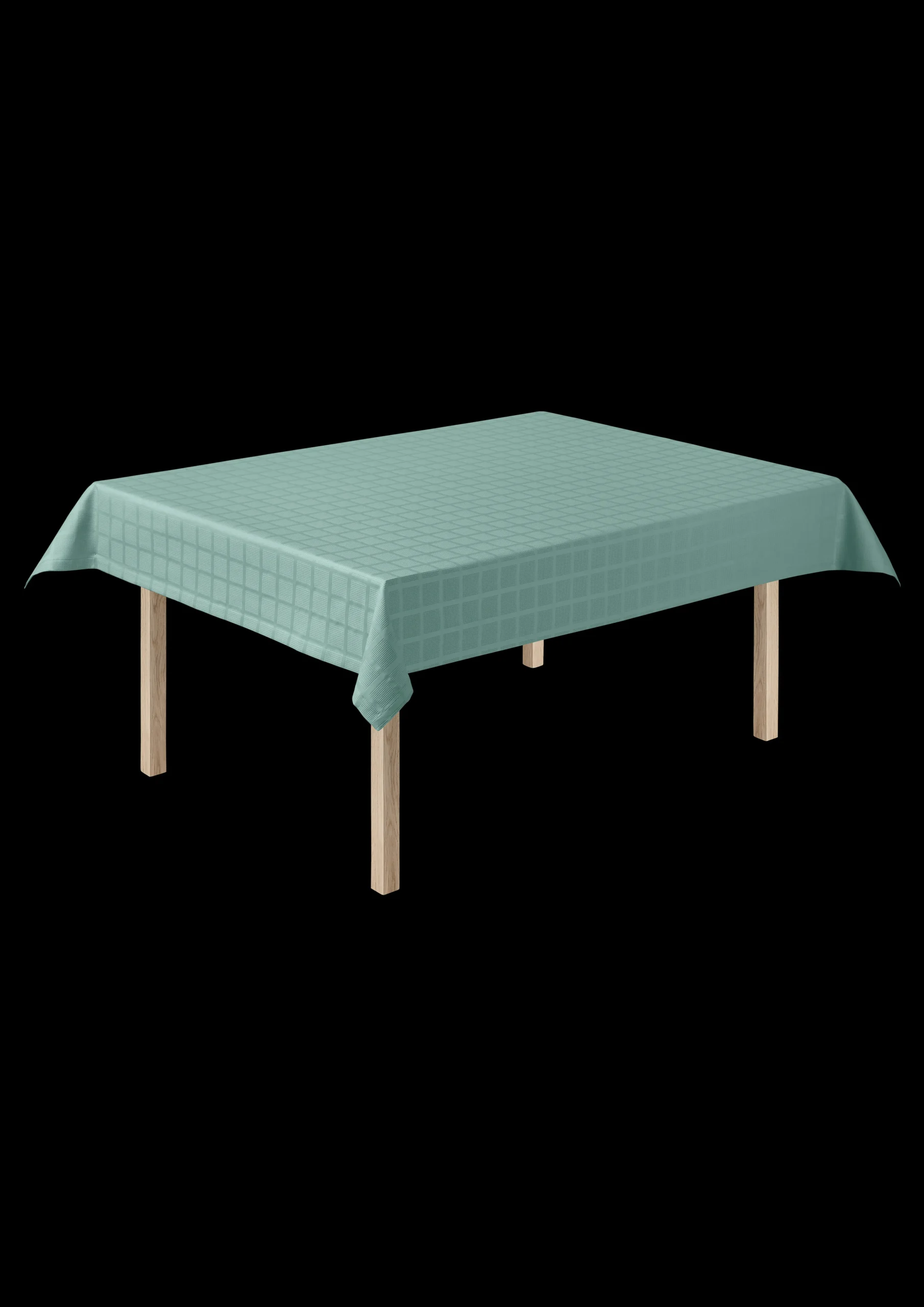 Outlet Damaskdug 150x320 cm i blå fra serien Brick | Køb her Duge|Duge
