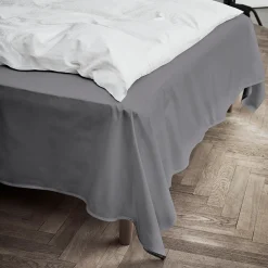 Outlet Fladt lagen 150x250 cm i grå fra serien Percale Lagner