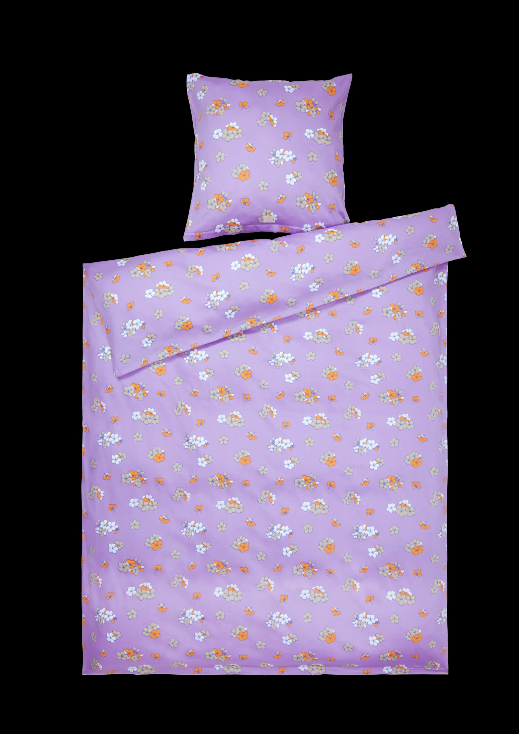 Outlet Grand Pleasantly Sengetøj 140x200 cm lavendel | Køb her Sengetæj