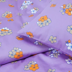 Outlet Grand Pleasantly Sengetøj 140x200 cm lavendel | Køb her Sengetæj