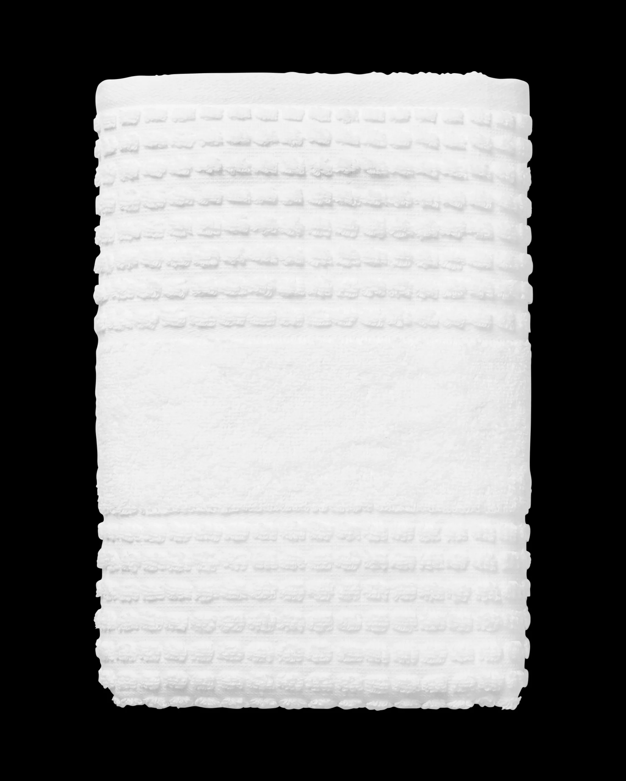 Best Håndklæde 50x100 cm i hvid fra serien Check | Køb her Håndklæder