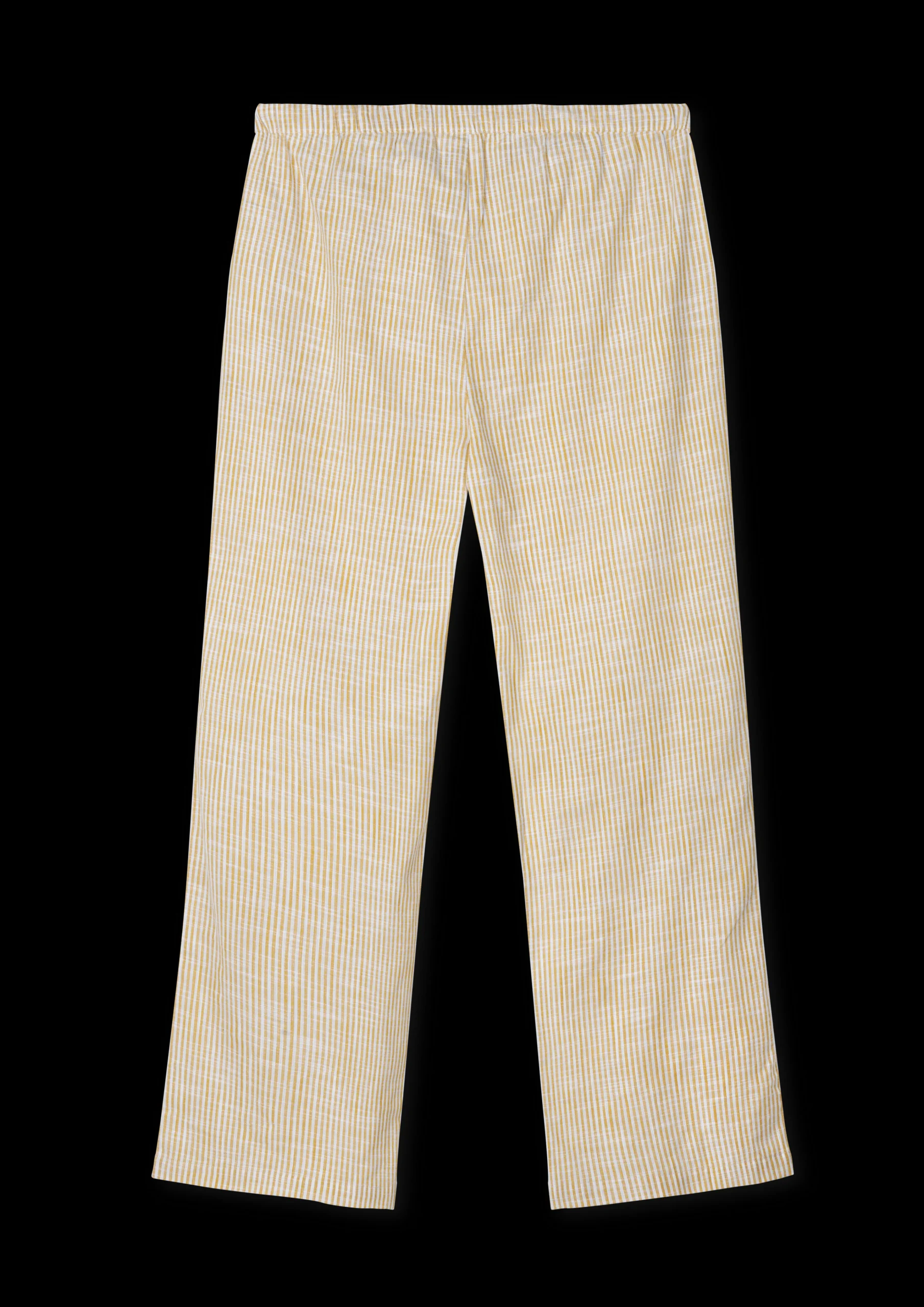 New Monochrome Lines Barbara pants XS okker/hvid | Køb her Nattøj