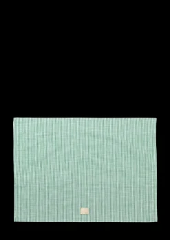Hot Monochrome Lines Pudebetræk 70x50cm grøn/hvid | Køb her Pudebetræk
