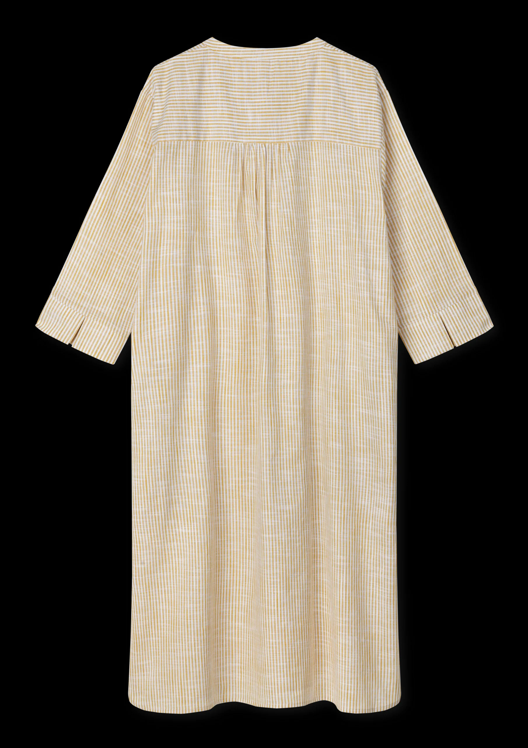 Hot Monochrome Lines Sonja dress XS okker/hvid | Køb her Kjoler|Nattøj