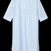 New Monochrome Lines Sonja dress XS lys blå/hvid | Køb her Kjoler|Nattøj
