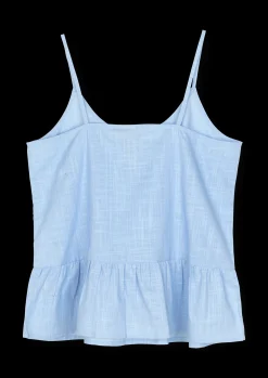 Outlet Monochrome Liv chemise i lys blå str. S/M – Køb her Nattøj|Toppe