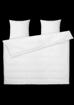 Outlet Monochrome Sengetøj 220x220 cm hvid SE | Køb her Sengetæj
