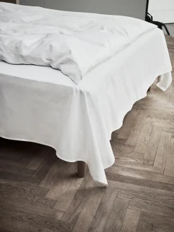 Clearance Percale Fladt lagen 150x250 cm hvid | Køb her Lagner