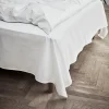 Outlet Percale Fladt lagen 240x260 cm hvid | Køb her Lagner