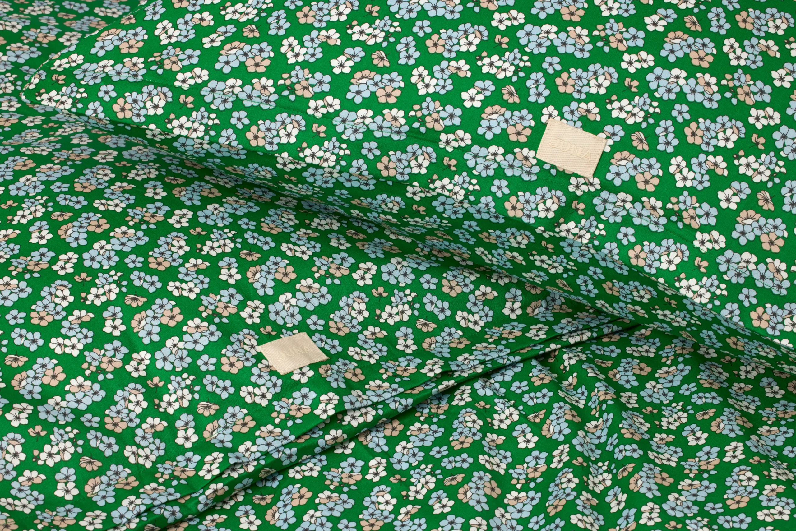 Discount Pleasantly Sengetøj 140x200 cm grøn DK | Køb her Sengetæj