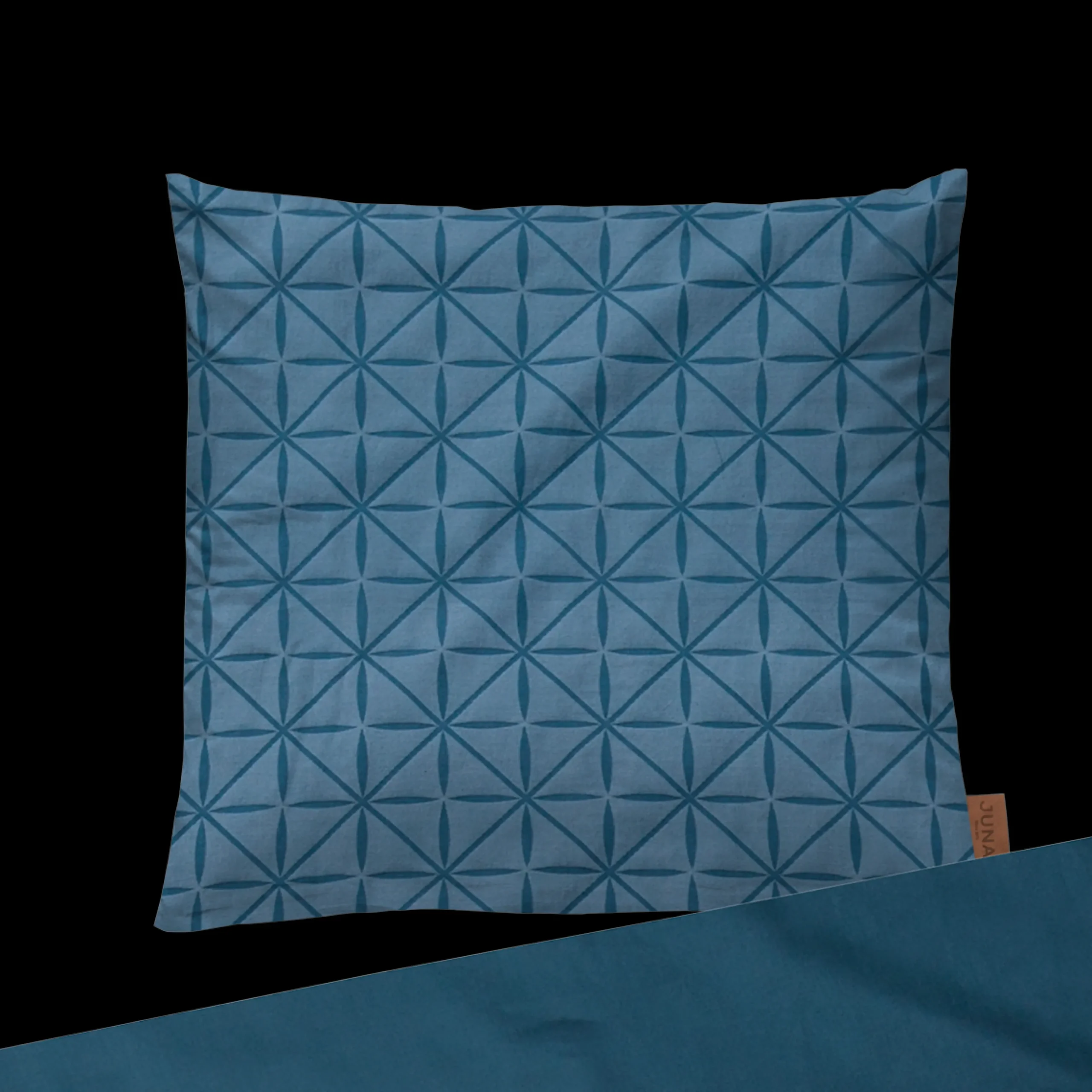 Outlet Pudebetræk 60x50 cm i blå fra serien Stars | Køb her Pudebetræk