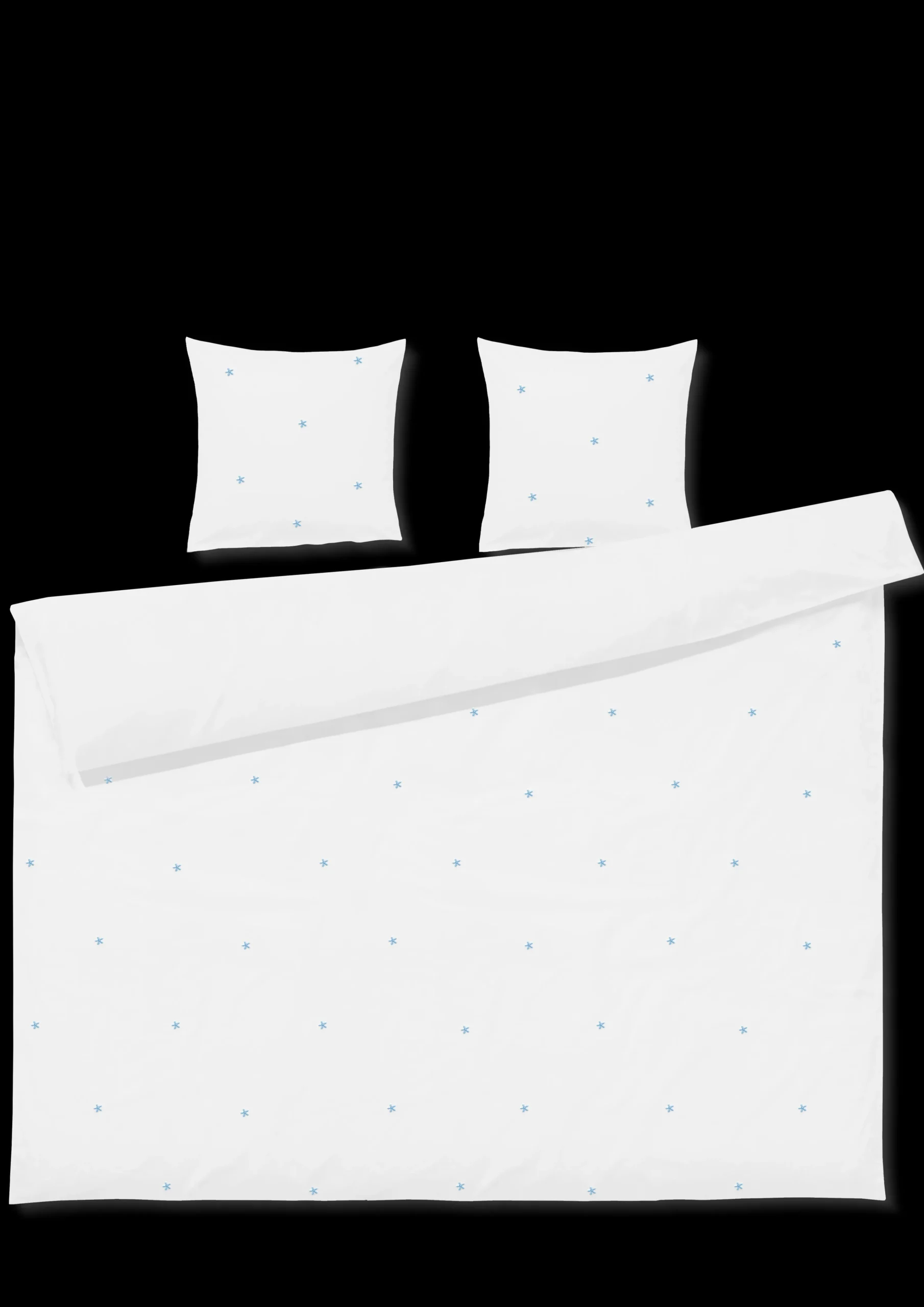 Discount Sengetøj 200x220 cm i hvid fra serien Daisy | Køb her Nyheder|Sengetæj
