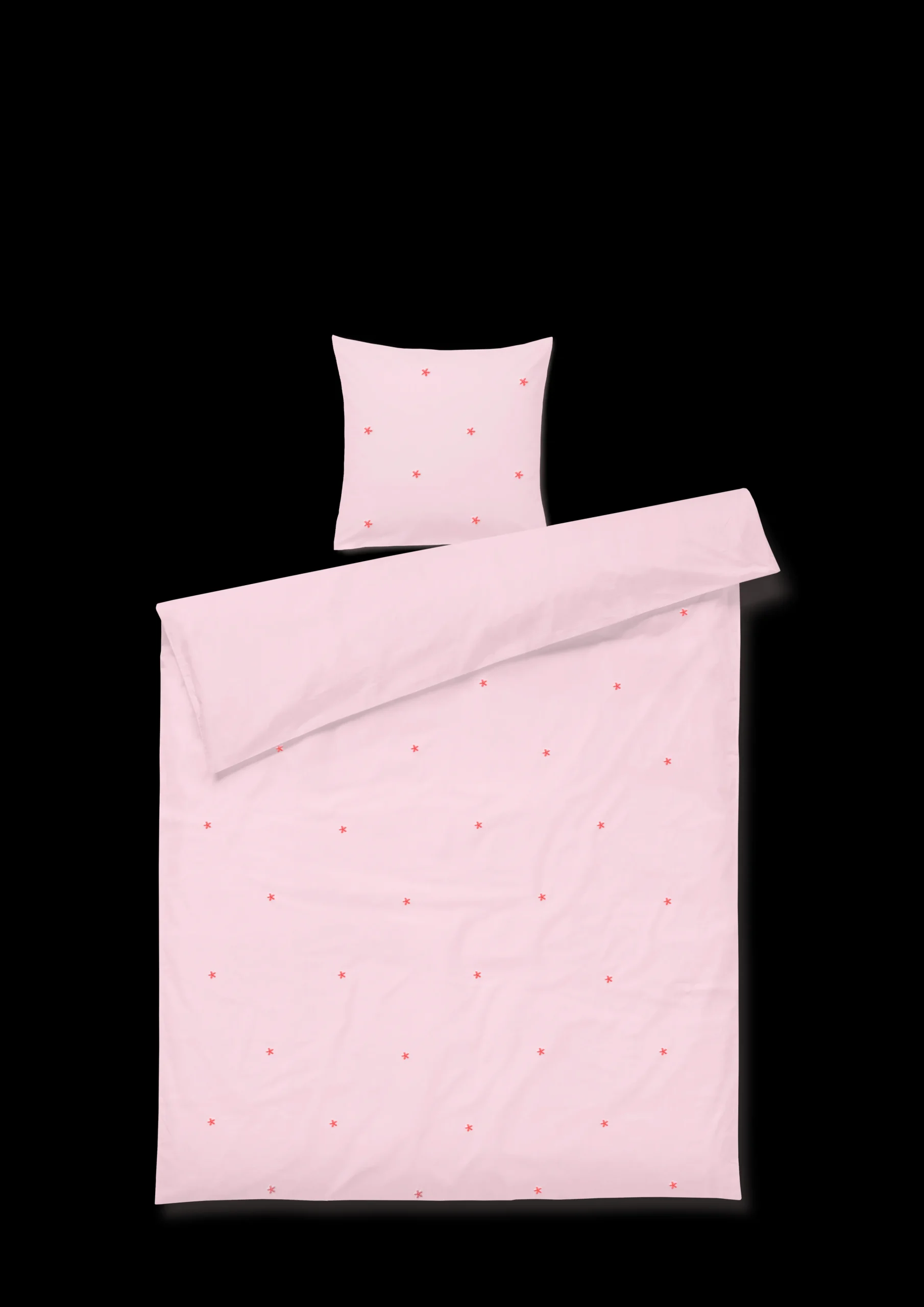 Outlet Sengetøj 150x210 cm i rosa fra serien Daisy | Køb her Nyheder|Sengetæj