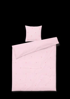Hot Sengetøj 140x220 cm i rosa fra serien Daisy | Køb her Nyheder|Sengetæj