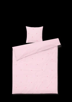 Clearance Sengetøj 140x200 cm i rosa fra serien Daisy | Køb her Nyheder|Sengetæj