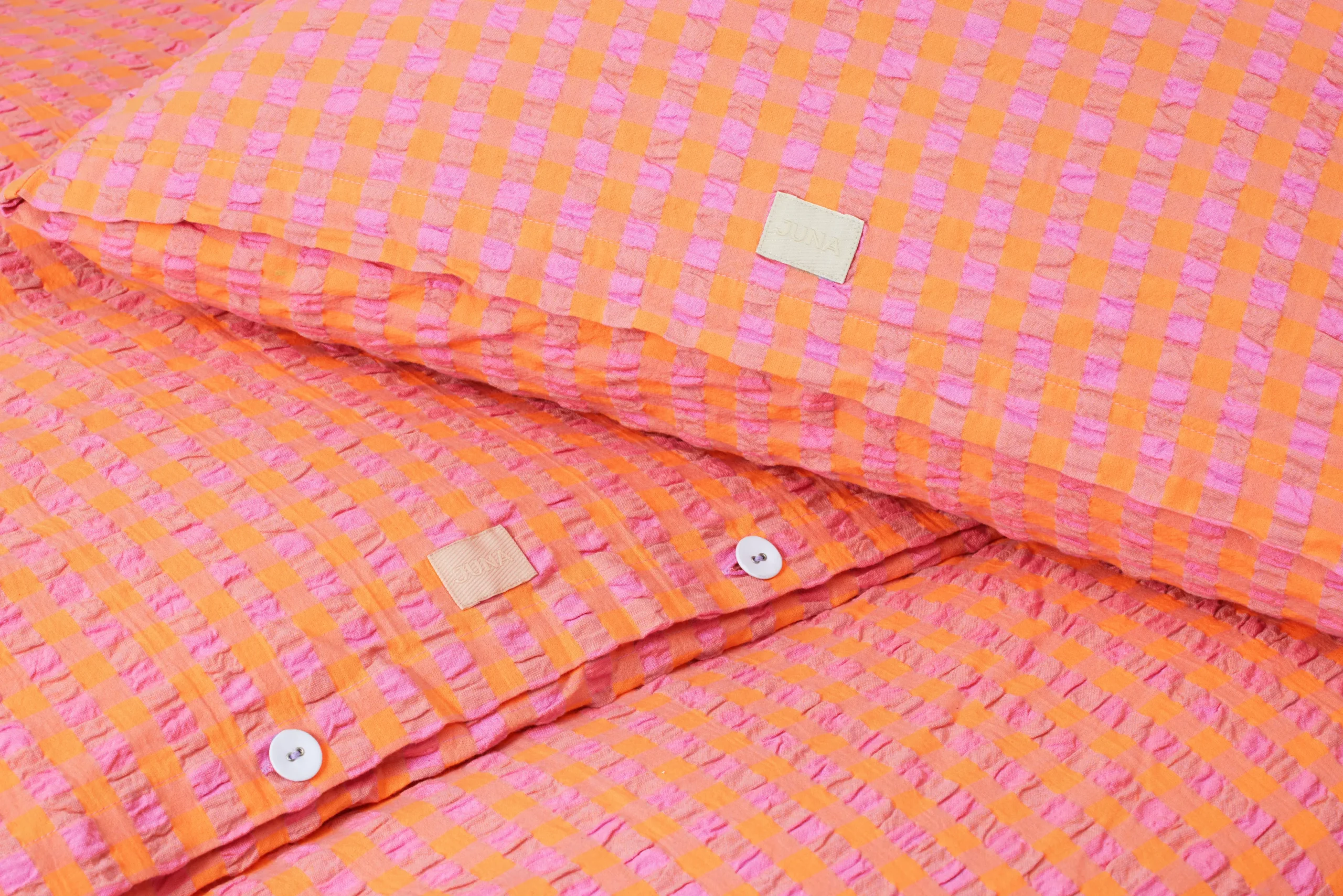 Online Sengetøj 140x220 cm i rosa fra serien Bæk&Bølge Sengetæj