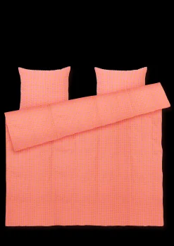 Sengetøj 220x220 cm i rosa fra serien Bæk&Bølge Sengetæj