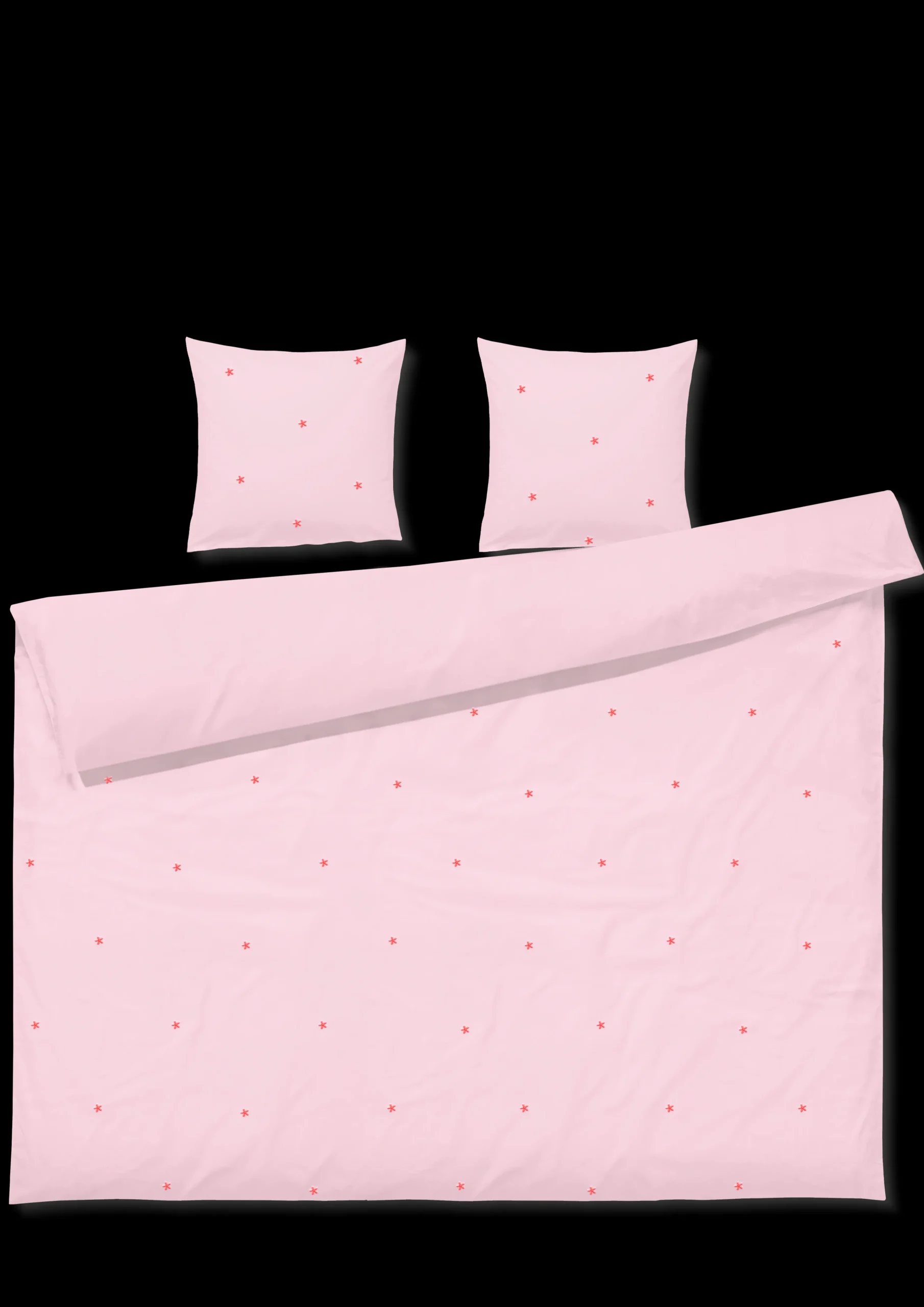 New Sengetøj 200x220 cm i rosa fra serien Daisy | Køb her Nyheder|Sengetæj