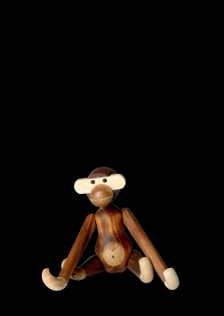 Hot Abe lille i træ fra serien Monkey | Køb her Træfigurer & Skulpturer
