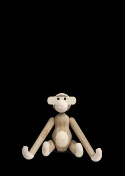 Abe lille i træ fra serien Monkey | Køb her Træfigurer & Skulpturer