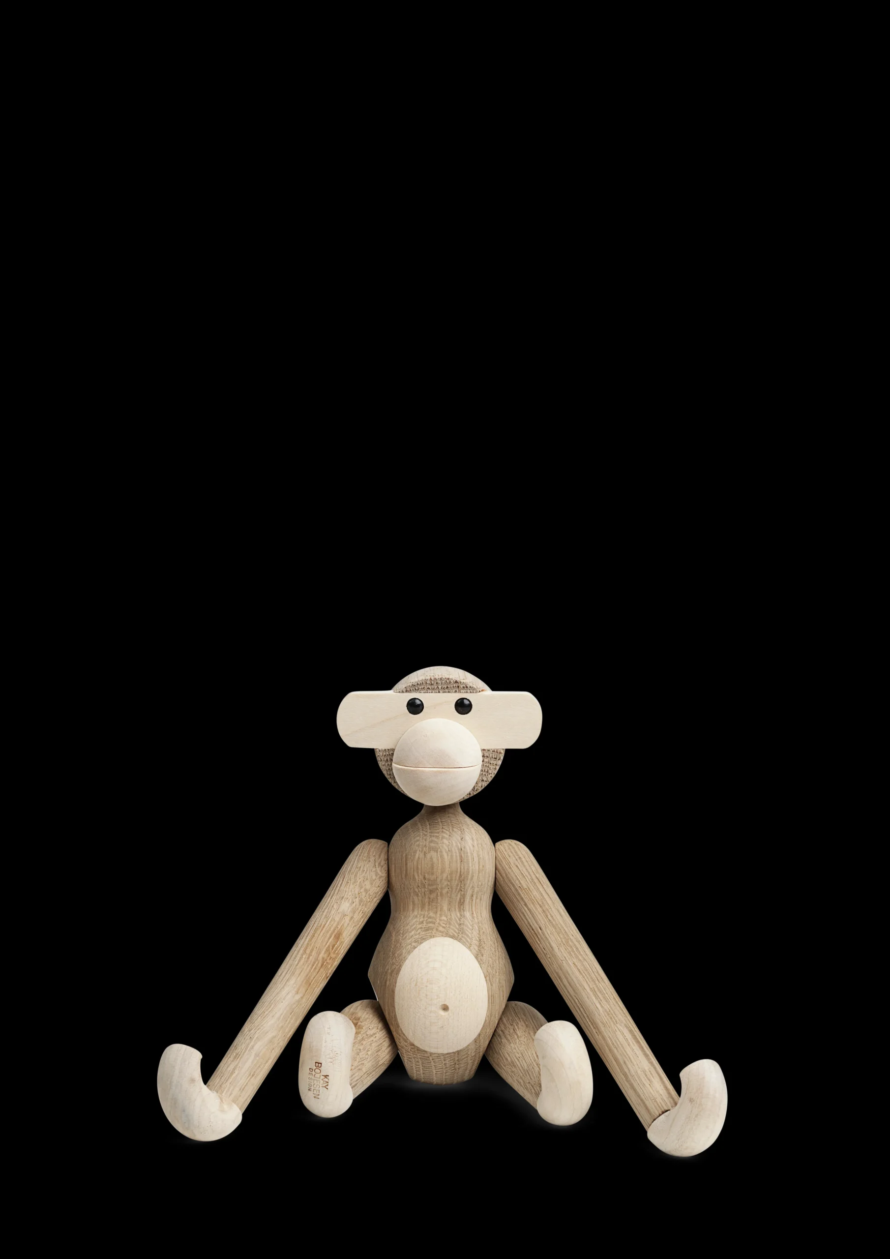 Abe lille i træ fra serien Monkey | Køb her Træfigurer & Skulpturer
