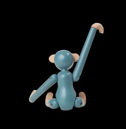 Online Abe mini i blå fra serien Monkey | Køb her Træfigurer & Skulpturer