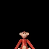Hot Abe mini i rød fra serien Monkey | Køb her Træfigurer & Skulpturer