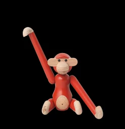 Hot Abe mini i rød fra serien Monkey | Køb her Træfigurer & Skulpturer