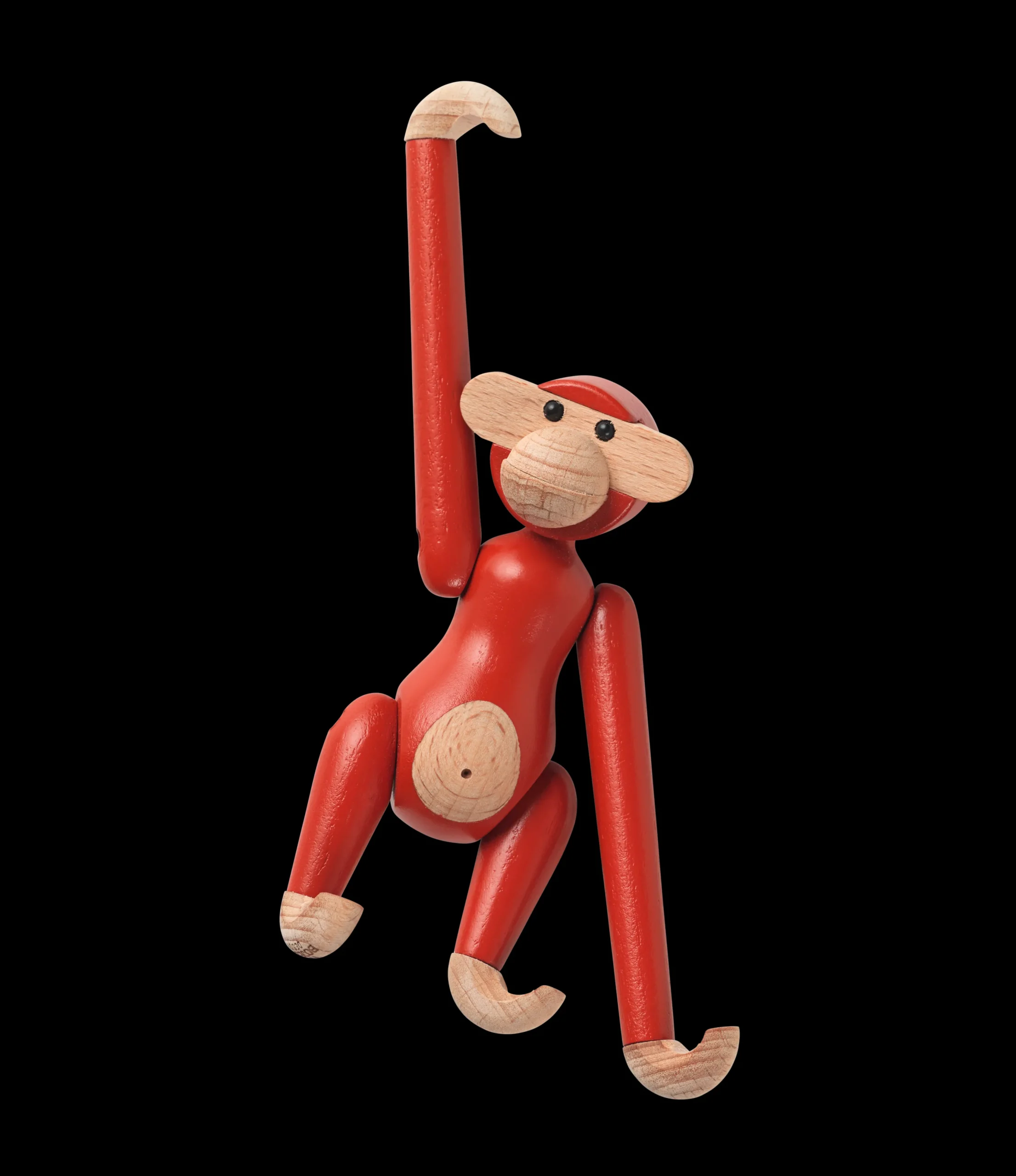 Hot Abe mini i rød fra serien Monkey | Køb her Træfigurer & Skulpturer